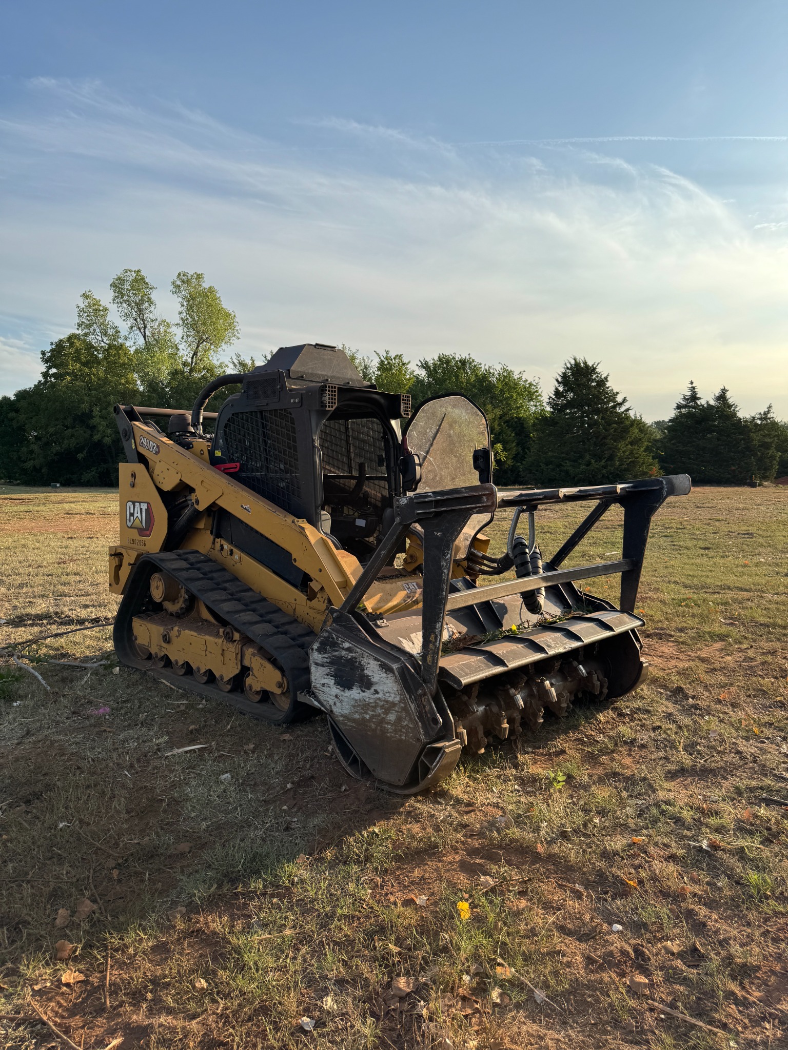 Palmer & Co. CAT 299D3 XE with forestry mulcher